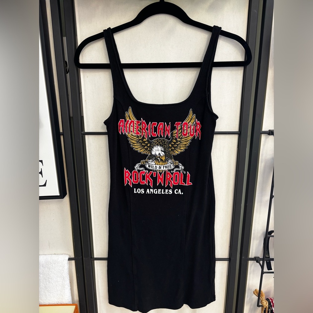 Black Rock 'n' Roll Graphic Tank Top